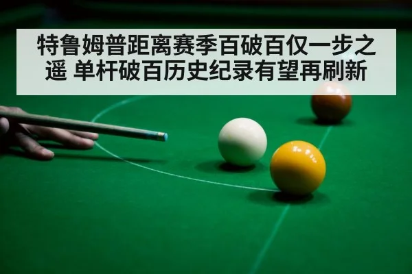 snooker century break celebration