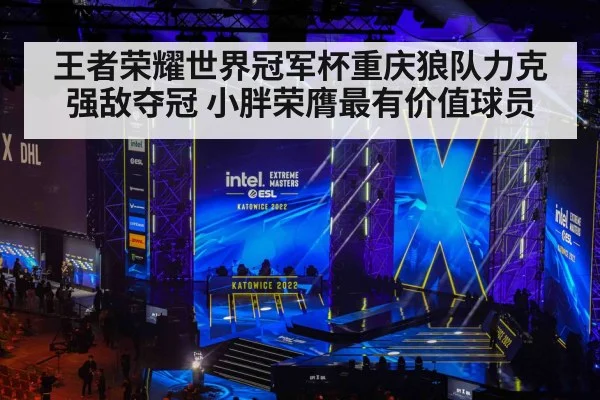 王者荣耀世界冠军杯重庆狼队力克强敌夺冠 小胖荣膺最有价值球员